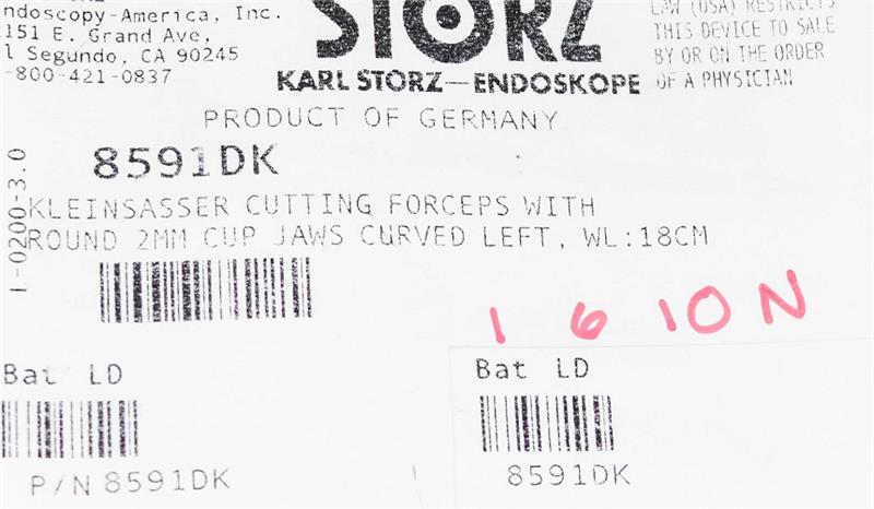 Storz Kleinsasser Cutting Forceps | 8591DK Storz