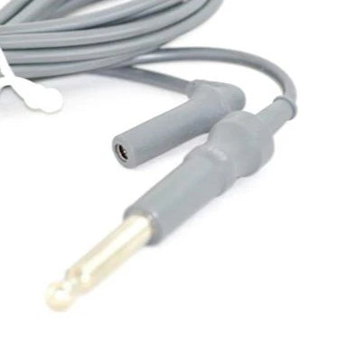 Storz (style) Monopolar Cable for Lap Forcep w/ Right Angle Plug | 26006MR AED