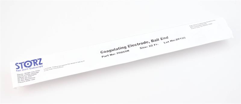 Storz 26055N Coagulating Electrode, Ball End, 22Fr Storz