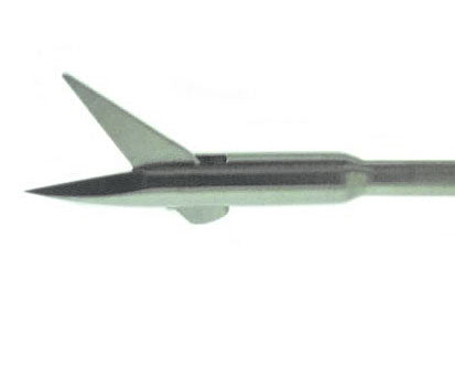 Storz 26160SHW Semi-Rigid Pointed Scissors, 5Fr X 40cm, S/A