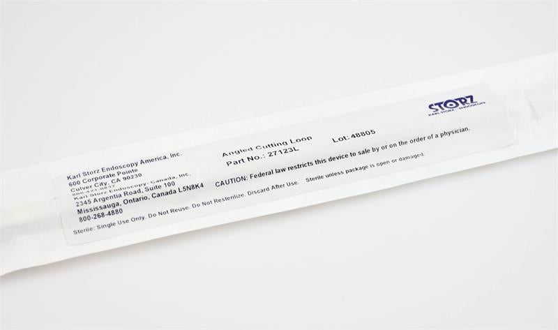 Storz 27123L Angled Cutting Loop Storz