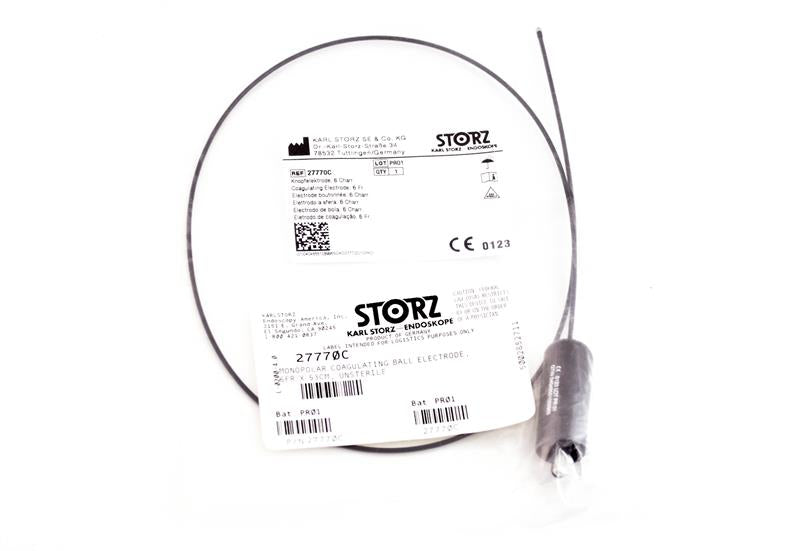 Storz 27770C Monopolar Coagulating Ball Electrode, 6Fr X 53cm Storz