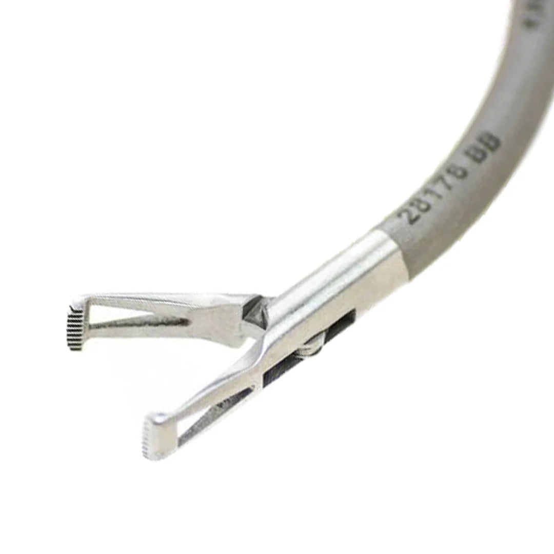 Storz Curved Up Fenestrated Allis Forceps S/A, Spring Handle | 28176BB Storz
