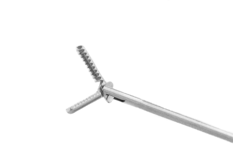 308-013-0385H Semi-Rigid Mini-Op Fenestrated Alligator Grasper, 5Fr X 38cm, D/A AED