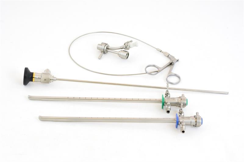 Office Cystoscope Set, W/ Two Sheaths, Bridge And Grasper