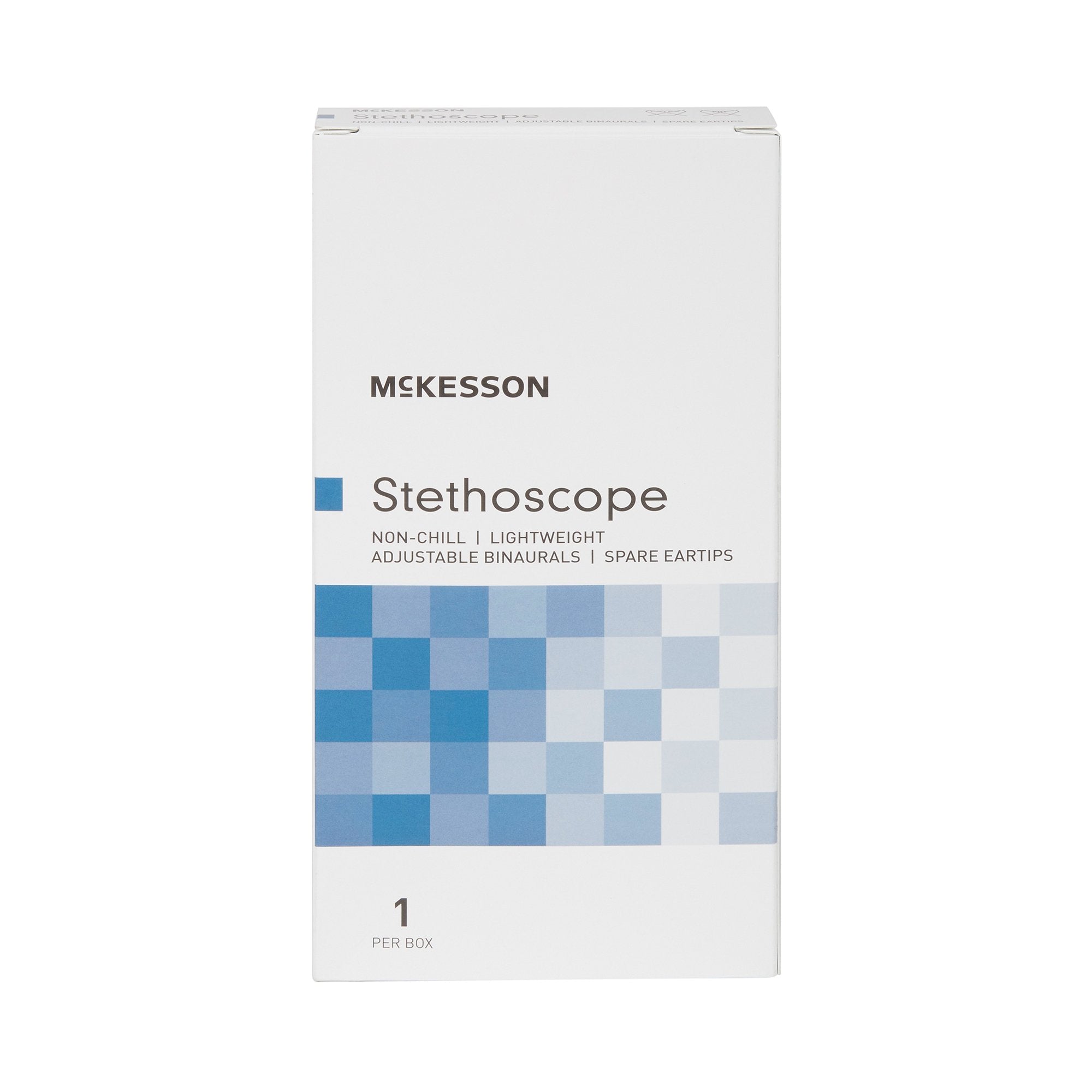 General Exam Stethoscope Yellow 1-Tube 21 Inch Tube Single Sided Chestpiece McKesson Corporation