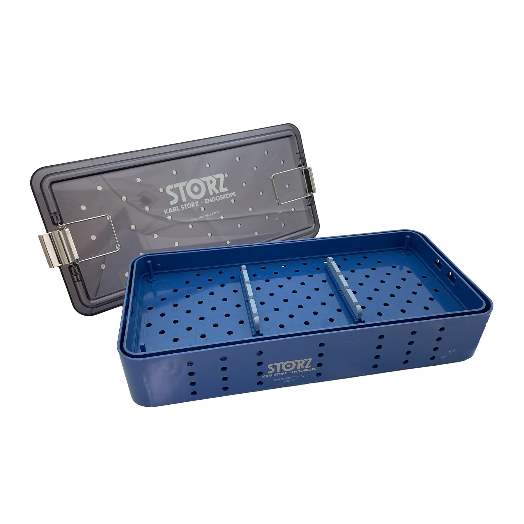 Storz 39234XUB Lid with 39312C Cystoscopy Instrument Sterilization Tra Storz 39234XUB Lid with 39312C Cystoscopy Instrument Sterilization Tra