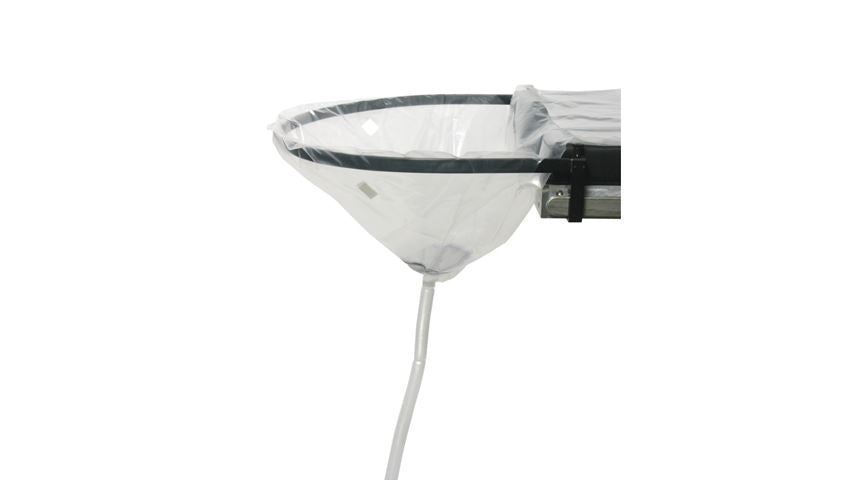 Urocatch Frame with Integral Clamps