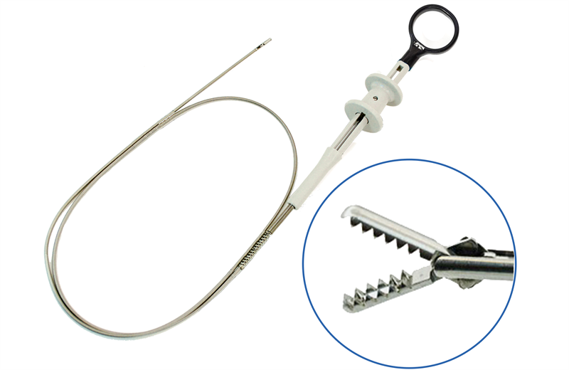 FA3157-1 Flexible Alligator Grasper, 1.6mm X 65cm AED