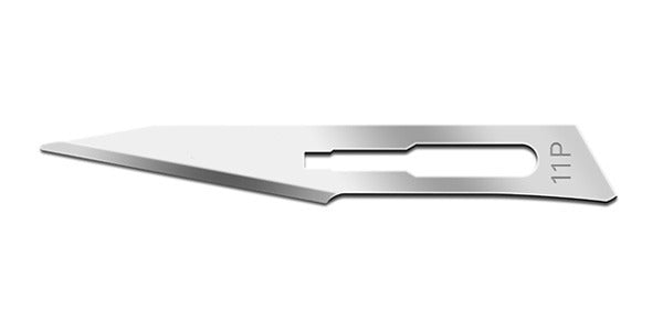 Size 11P Swann Morton Blade Carbon Steel, Sterile Swann Morton