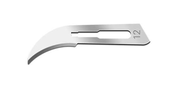 Size 12 Swann Morton Blade Carbon Steel, Non-Sterile Swann Morton