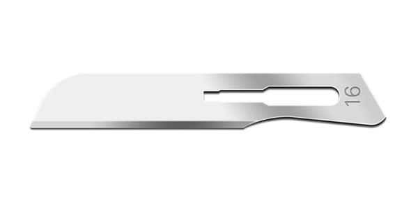 Size 16 Swann Morton Blade Carbon Steel, Sterile Swann Morton