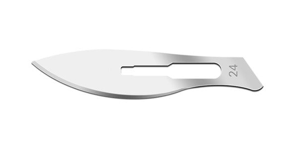 Size 24 Swann Morton Blade Carbon Steel, Sterile Swann Morton
