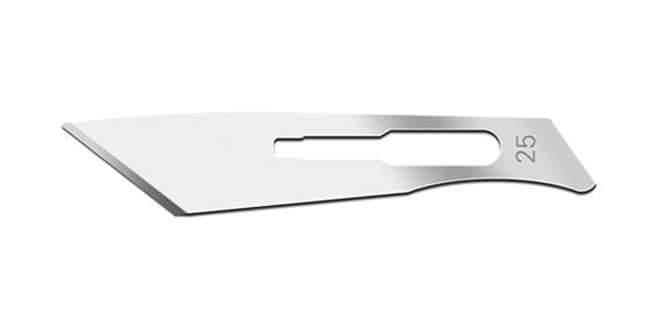 Size 25 Swann Morton Blade Carbon Steel, Sterile Swann Morton