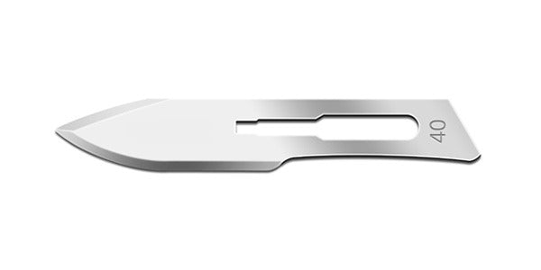 Size 40 Swann Morton Blade Carbon Steel, Sterile Swann Morton