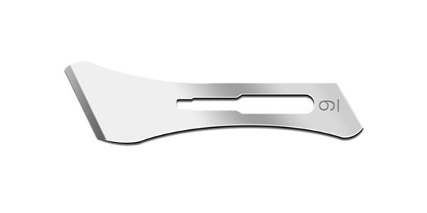 Size 9 Swann Morton Blade Stainless Steel, Sterile