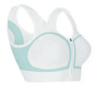 Curasupport Compression - Leyla Post-Surgical Zip Front Bra