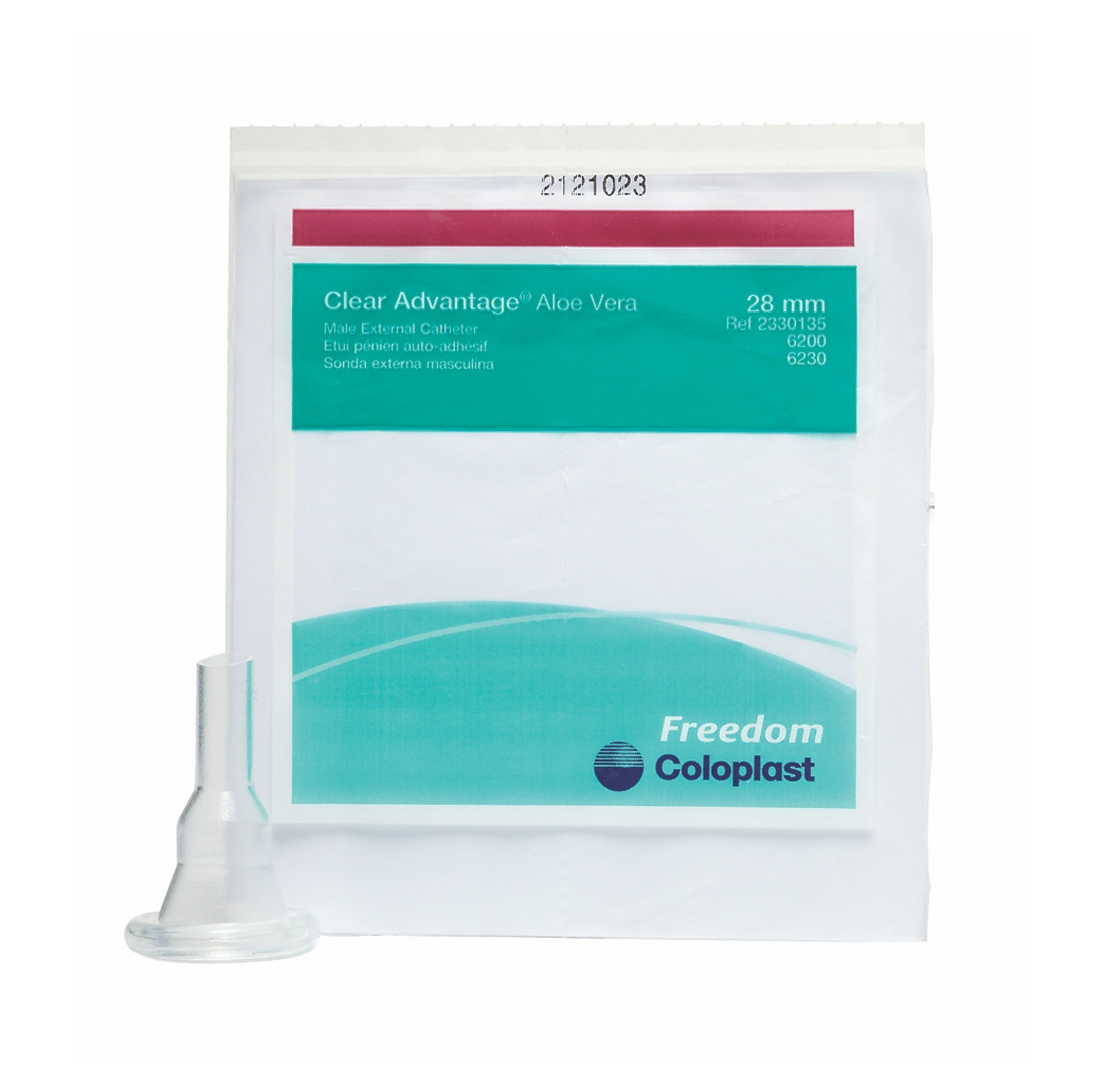 Freedom Clear Advantage with Aloe Male External Catheter Coloplast