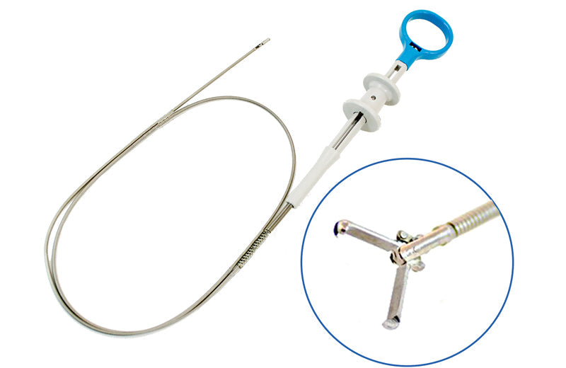 Flexible Cystoscopy Stent Removal Forceps, 1.8mm x 65cm (FG25C) AED