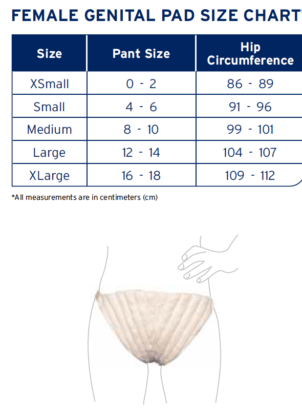 Female Genital Pad - Power Dry