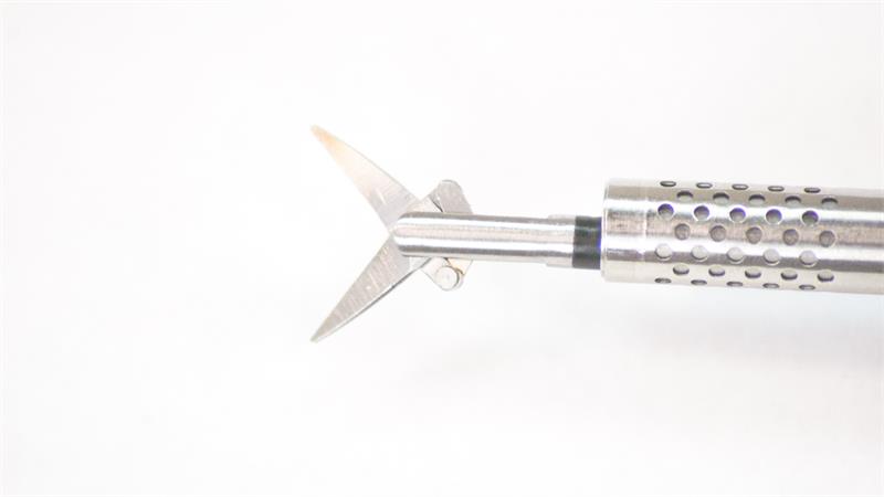 H1461 Curved Metz Scissor, 3mm X 36cm For Medtronic Truclear AED