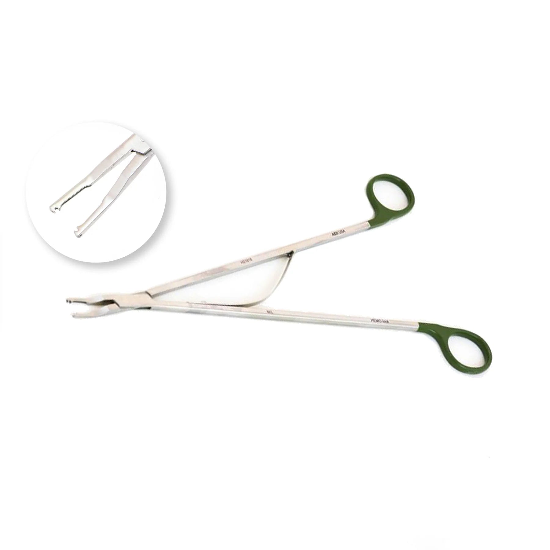 Green M/L Hemo-Lock Forcep | HS1618 AED