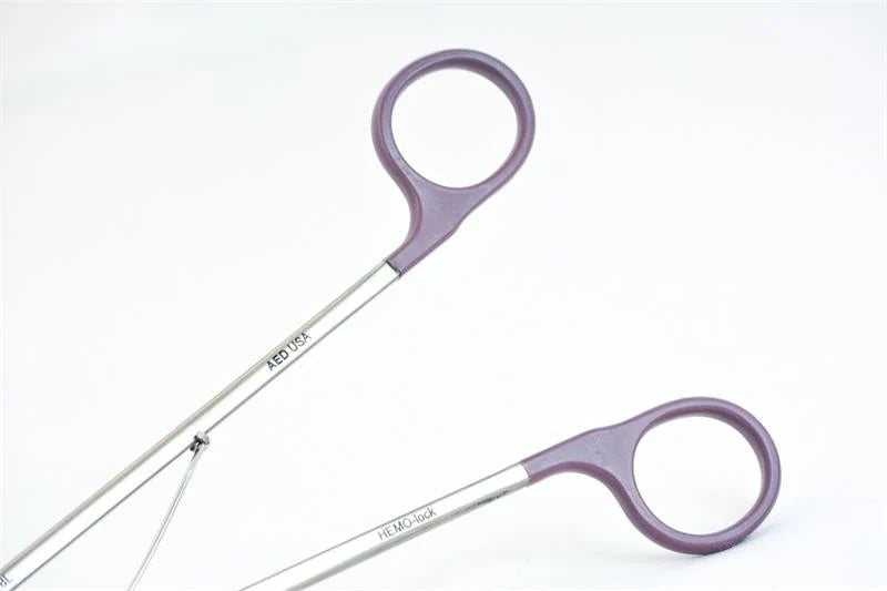 Purple Large Hemo-Lock Forcep AED