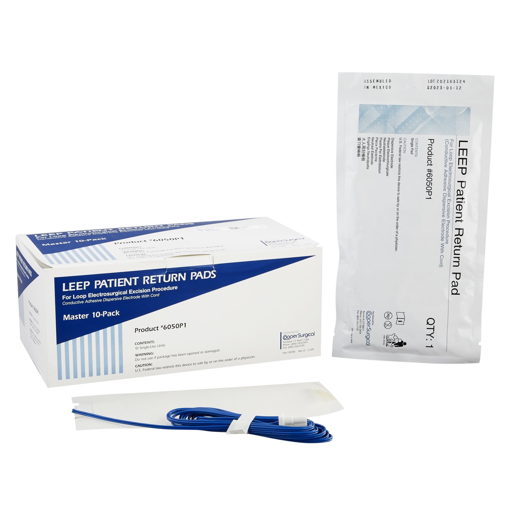 LEEP System - Return Pad, Single-Patient Use CooperSurgical, Inc
