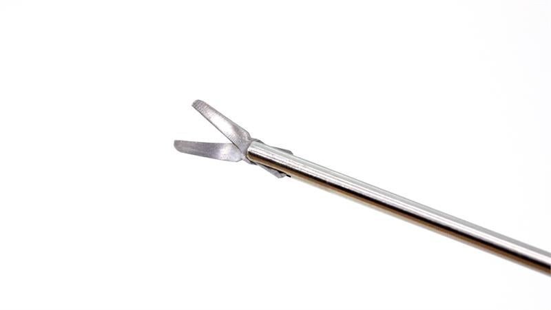 MH1461 Hystero Curved Metz Scissors, Rotatable, 3mm X 38cm, D/A