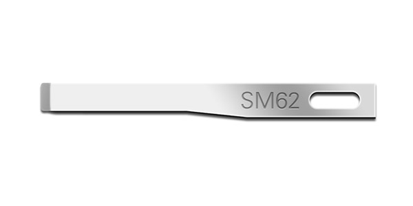 Miniature Surgical Blade 62SB Single Bevel Stainless Steel Fine Bld