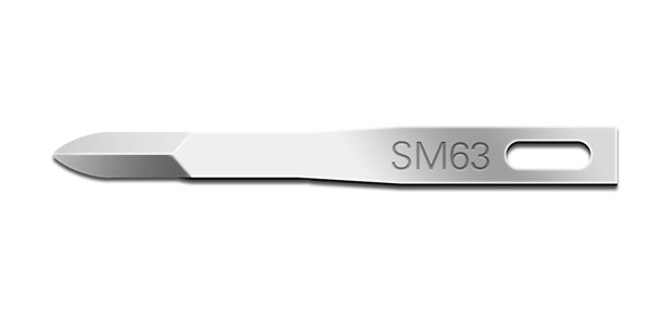 Miniature Surgical Blade 63 Stainless Steel Fine Bld Swann Morton