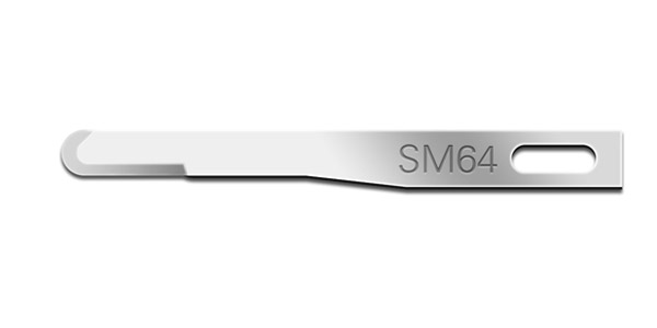Miniature Surgical Blade 64 Stainless Steel Fine Bld Swann Morton