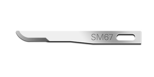 Miniature Surgical Blade 67 Stainless Steel Fine Bld Swann Morton