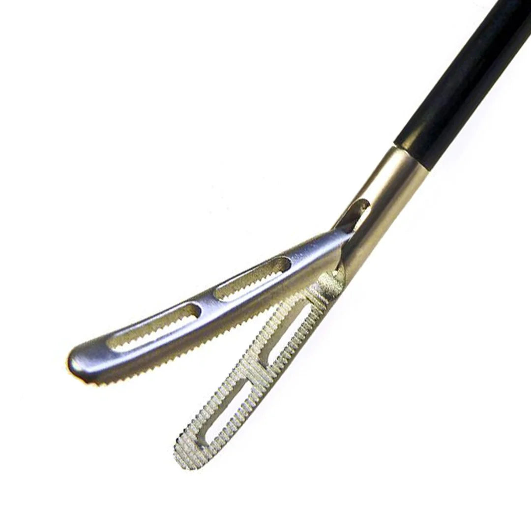 Precise Fenestrated Curved Grasper Single Action 22mm Jaw | P1312 AED
