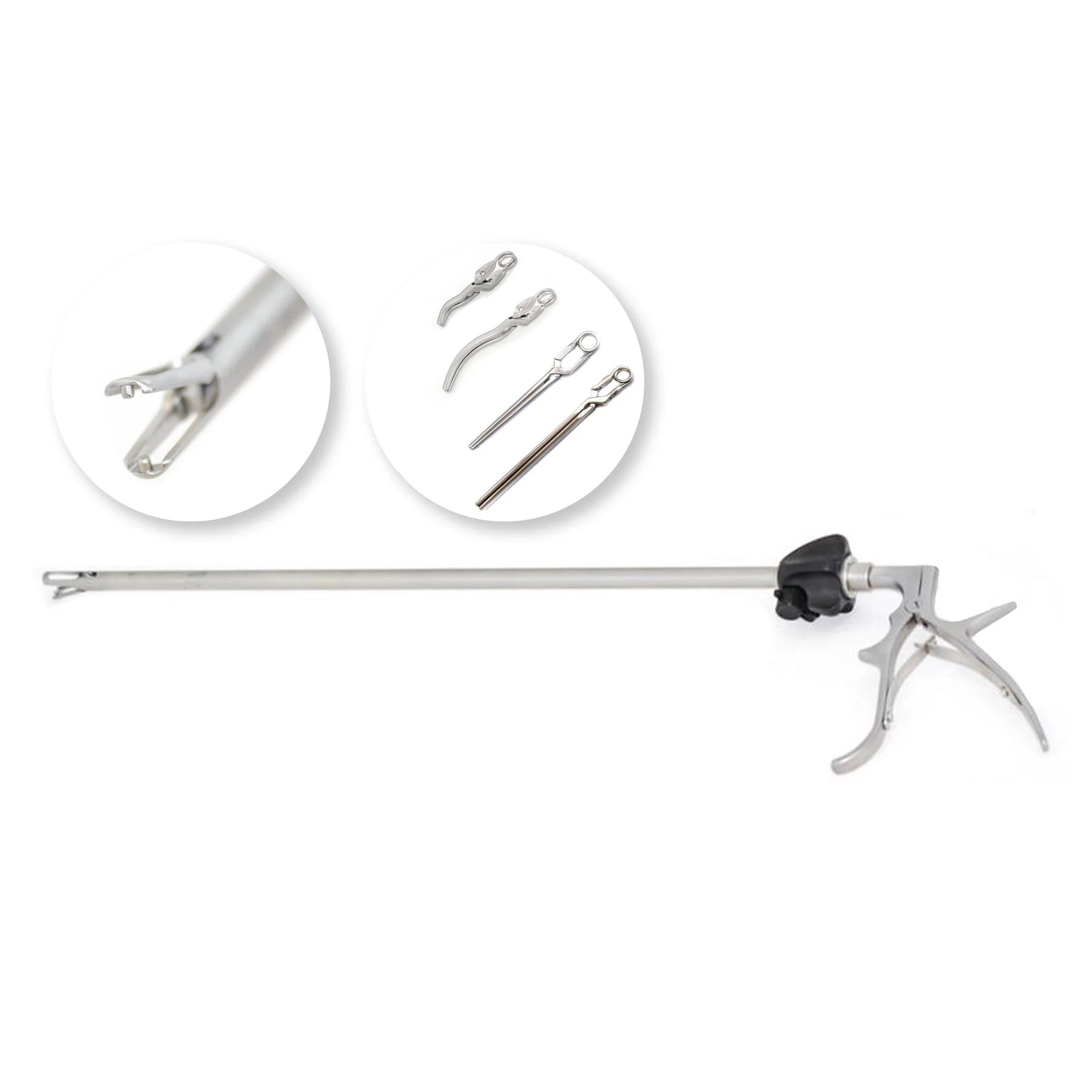 Precise Lap Bulldog Clamp Forcep, 10mm x 38cm | PD500 AED