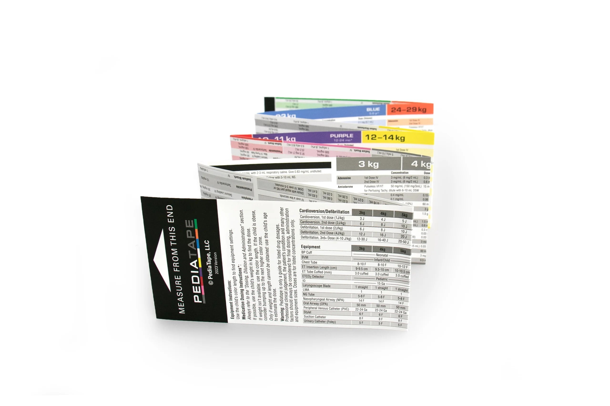 PediaTape 3710-16051 Pediatric Emergency Measuring Tape PediaTape