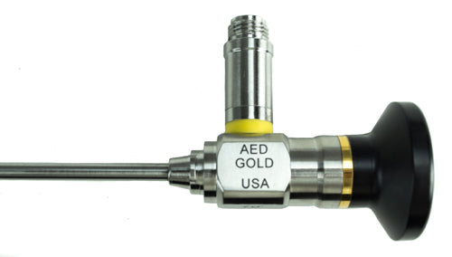 Gold Cystoscope 4mm X 70 Degree Storz Mount AED