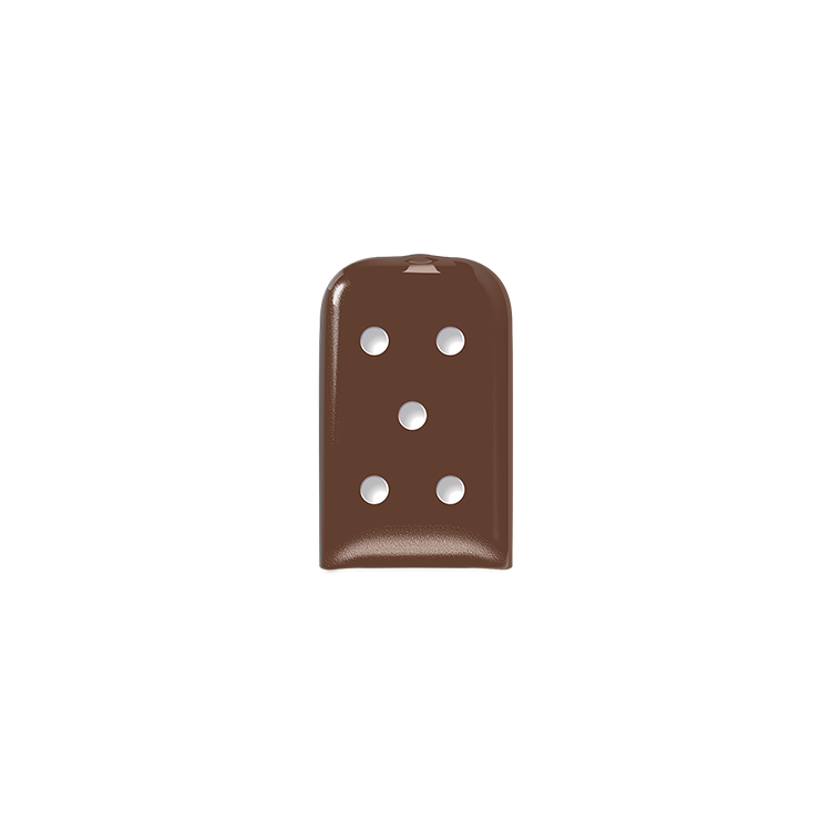 Brown Vented Guard (1" x .625")