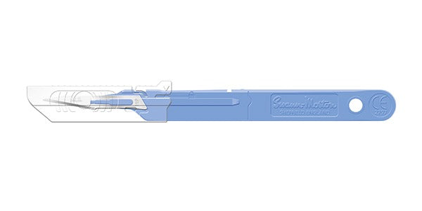 Size 11P Sterile Safety Scalpel (Retracting Guard) Swann Morton