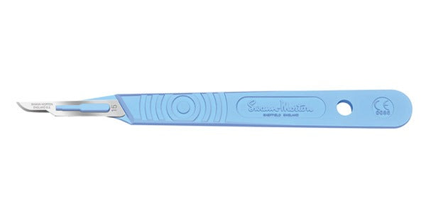 Size 15 Sterile Disposable Scalpels Swann Morton