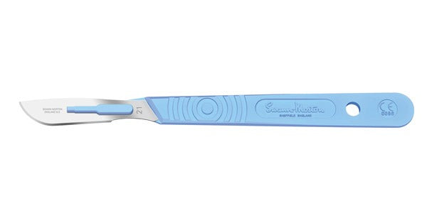 Size 21 Sterile Disposable Scalpels Swann Morton