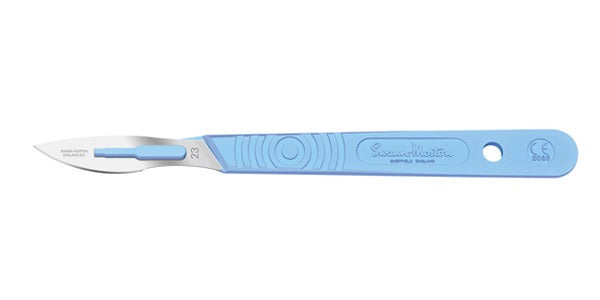 Size 23 Sterile Disposable Scalpels Swann Morton