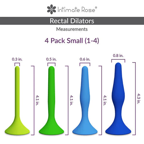 Small Anal Dilator Set Intimate Rose