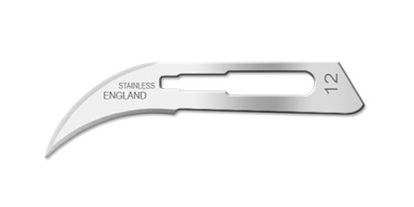 Size 12D Cincinnati Surgical Sterile Stain Blade