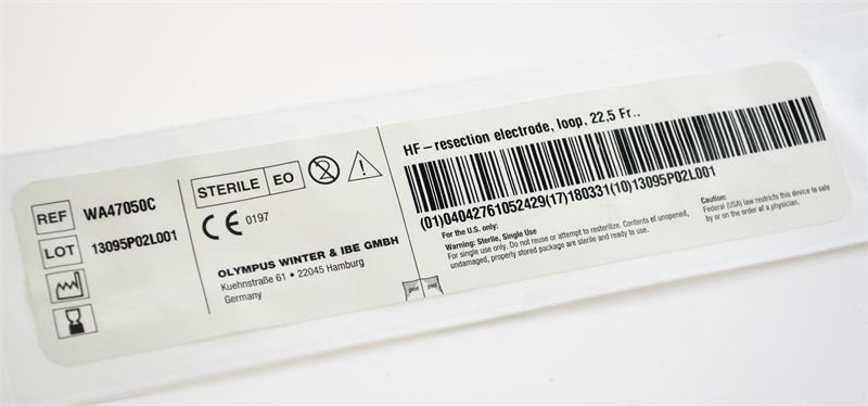 Olympus WA47050C HF-Resection Electrode Loop, 22.5Fr Olympus