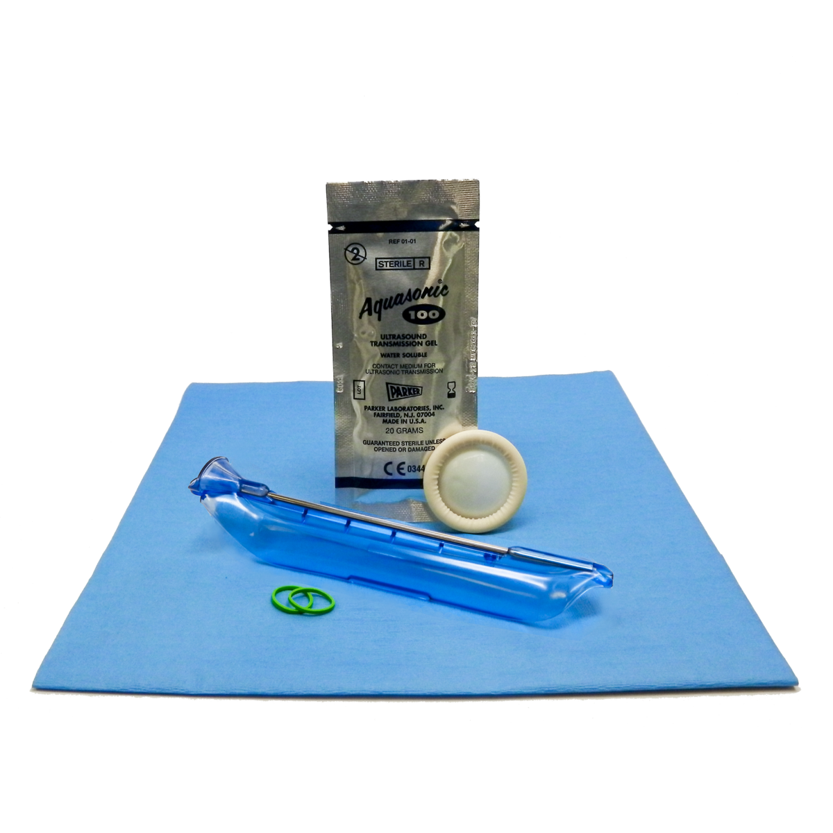 Aspen Endocavity Needle Guide Procedure Kit - Latex - GE, Mindray, Samsung DE10-3U/DE10-3WE/DE10-3WU