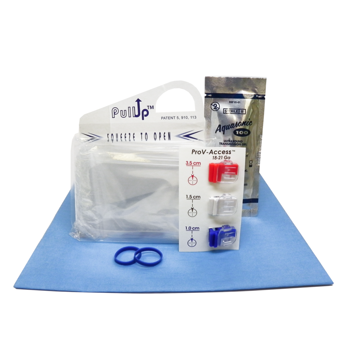 Aspen ProV-Access Needle Guide Procedure Kit - 3.5/1.5/1.0 cm Depth - Bard