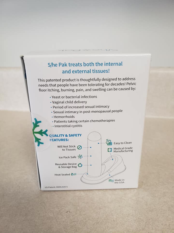 S/he*Pak Cooling Device: Innovative Ice Pack Solution for Pelvic Floor Pain S/he*Pak