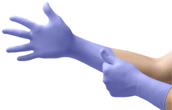 Ansell Microflex Supreno Ec Powder-Free Extended Cuff Chemotherapy Rated Nitrile Exam Gloves Ansell