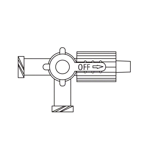 Stopcock Discofix 3 Way - Spin-Lock Connector